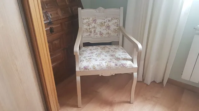 Restauración completa de una silla