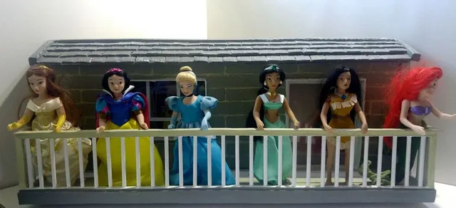 Manualidad princesas Disney en confinamiento