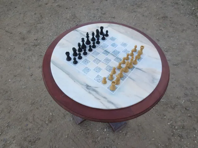 Cómo hacer un damero o tablero de ajedrez en mármol