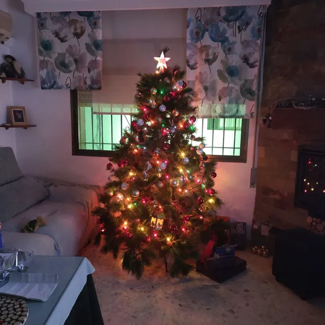 Estrella árbol navidad