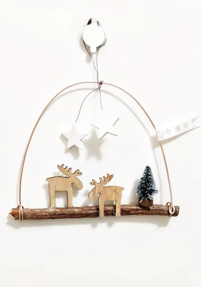 DIY Navidad: adorno inspiración nórdica