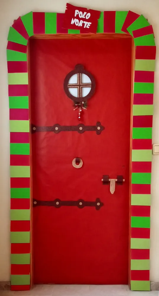 Portal de Santa Claus: Idea para decorar la puerta de tu casa