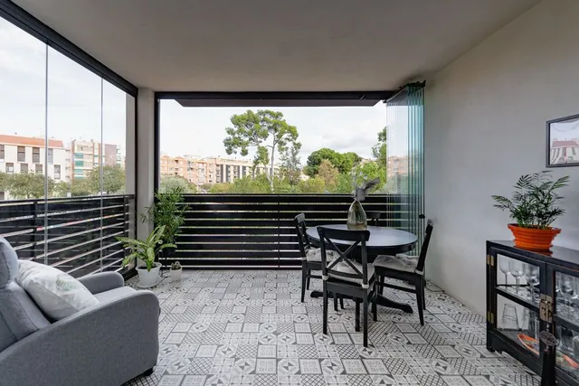 Cambio estilo terraza con suelo vinílico