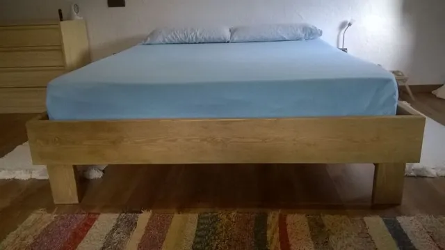 La cama terminada!