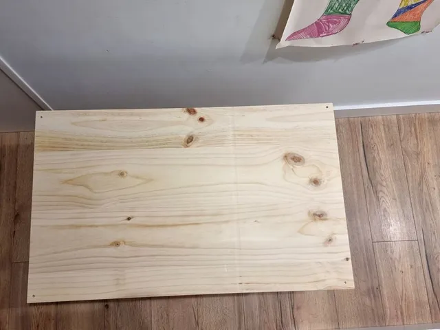 tablero de pino para base de la mesa