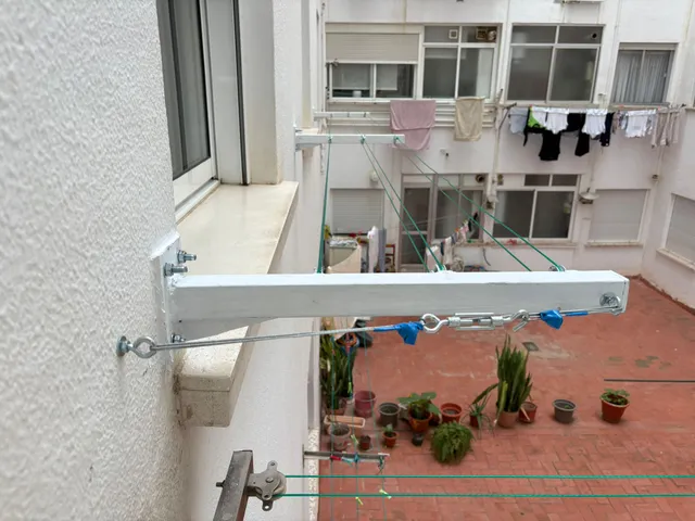 DIY de un tendedero doble