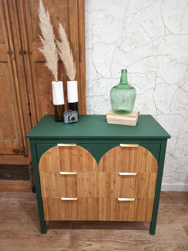 Transformación de cajonera. De fea y sosa a única y preciosa. :P