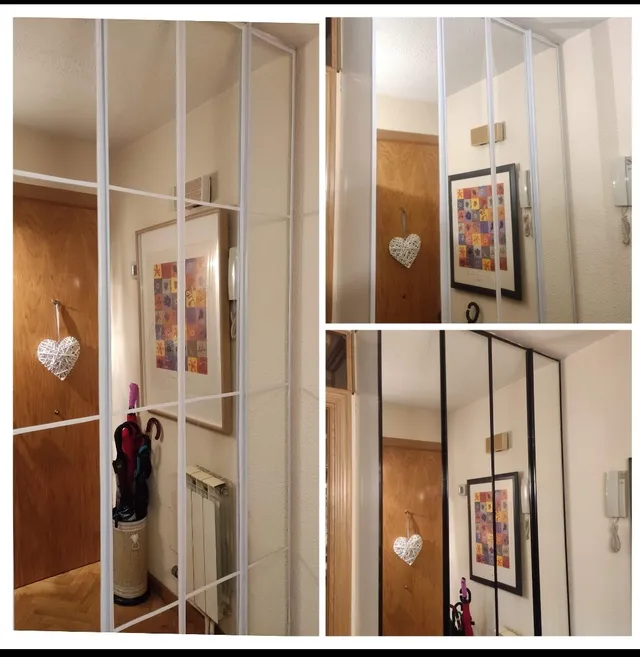 Cambio del aspecto del armario de la entrada con vinilo