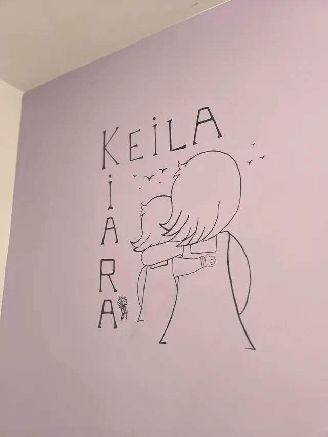 Mural a mano alzada habitación infantil