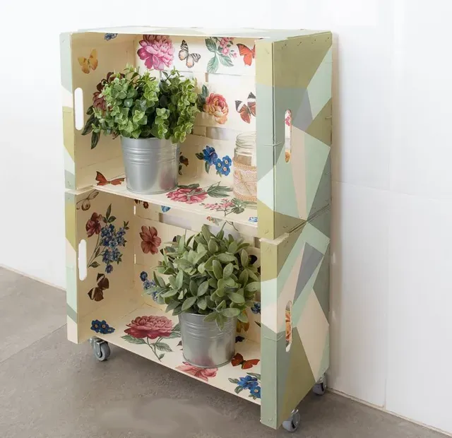 Ideas para reciclar cajas de madera de frutas