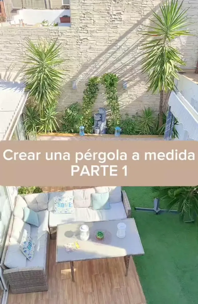 PARTE 1. Crear una pérgola a medida con cables tensores