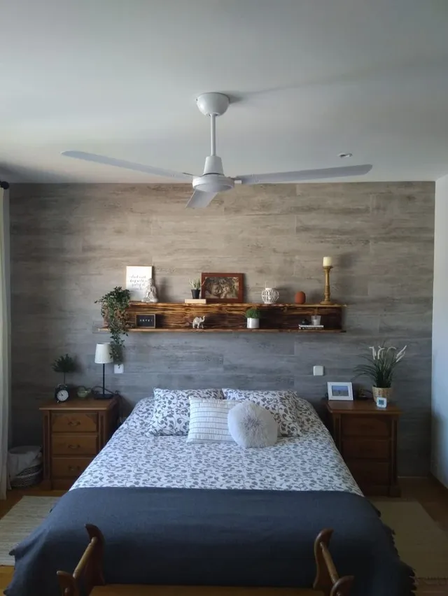 Insonorización de pared de dormitorio.