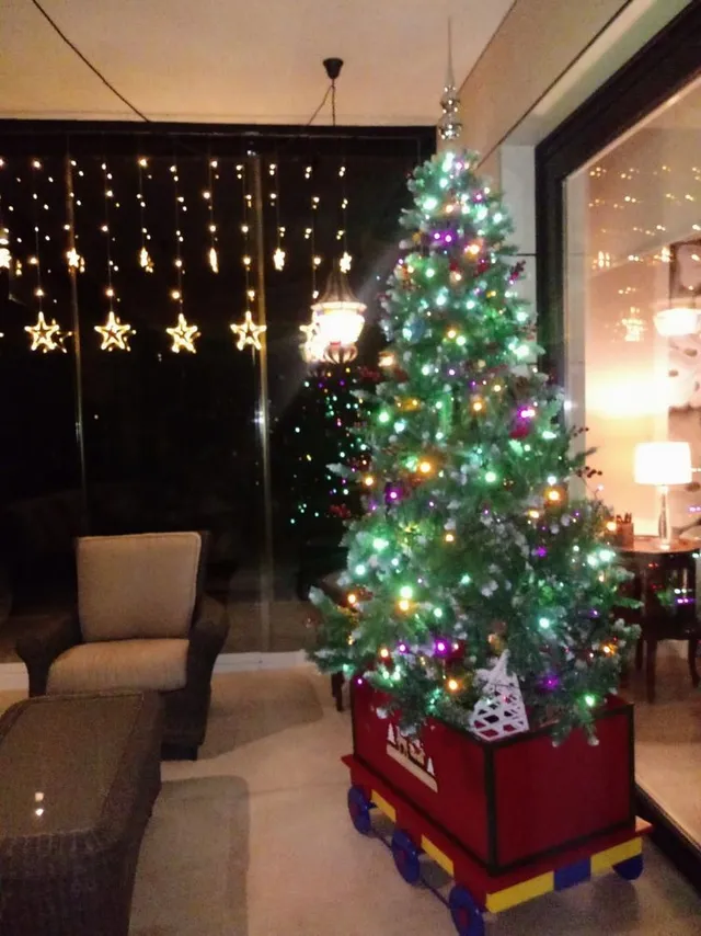 Hacer un vagón de tren para el árbol de navidad