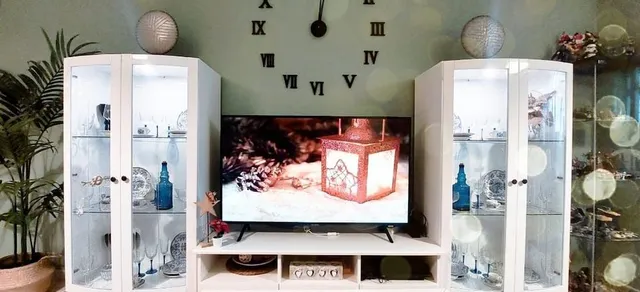 Vitrinas recicladas Navideñas