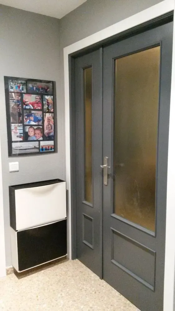 Pintar las puertas de paso