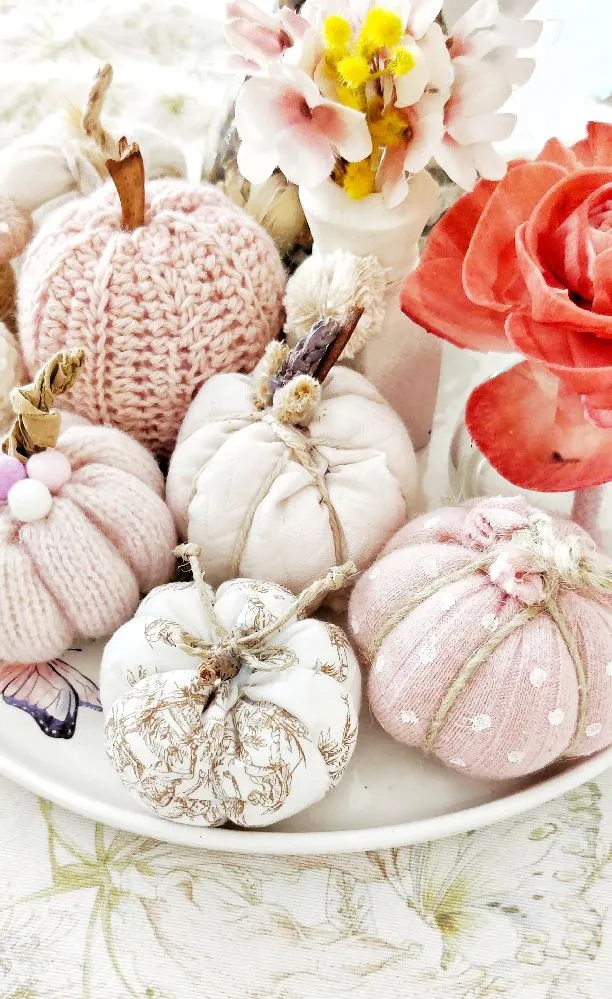 Deco idea otoño: calabazas decorativas