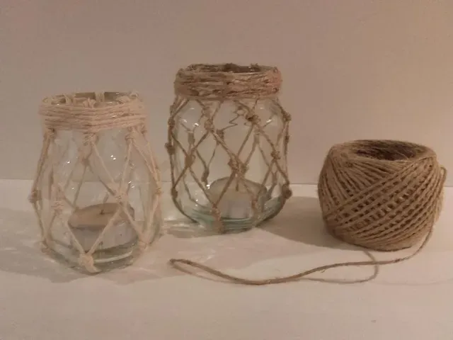 Cómo utilizar la técnica de macramé para decorar tarros de cristal