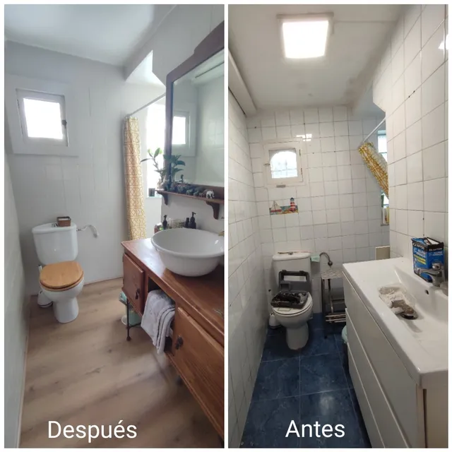 Renovación de un cuarto de baño sin obras en varias fases ☺️