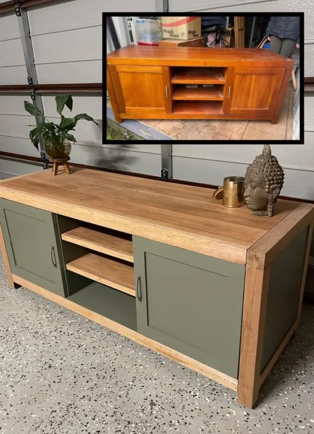 Restauración muebles de salón de antiguo a nuevo