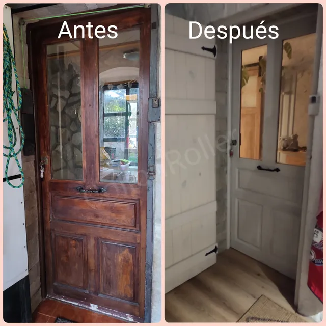 Renovación puerta 🚪😍🛠️👩🏻🎨