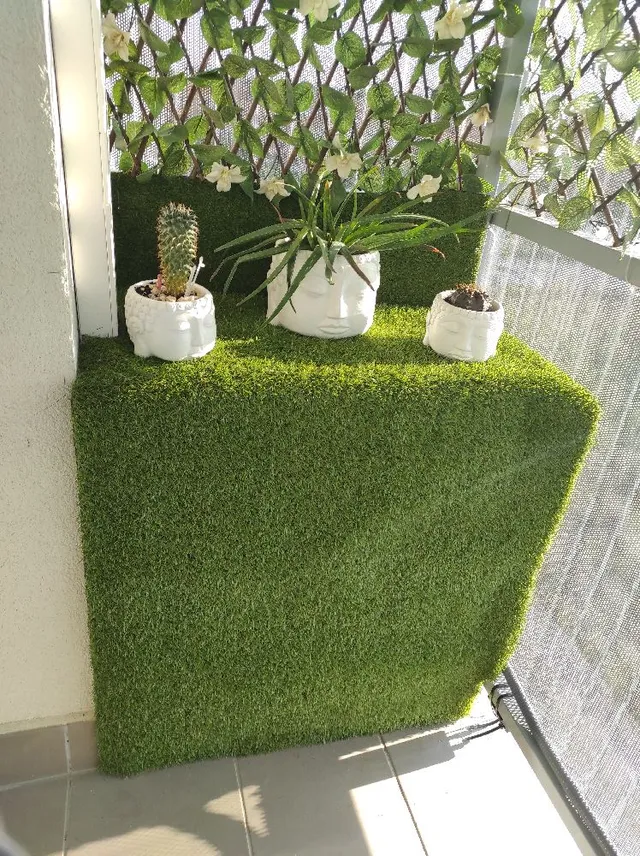 Pequeño jardín zen en la terraza