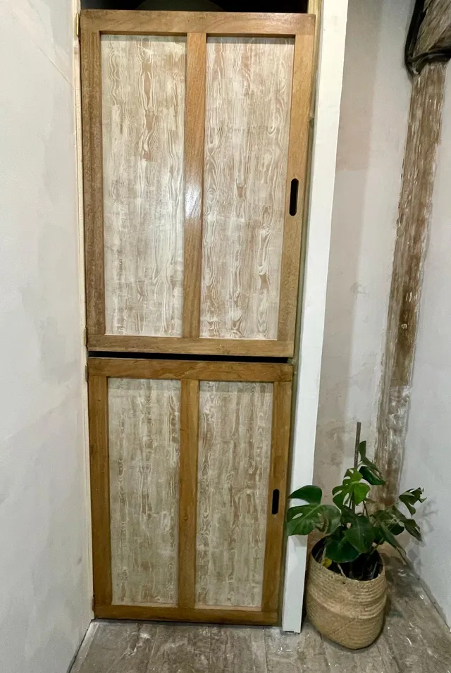 Armario a medida para lavadora y termo