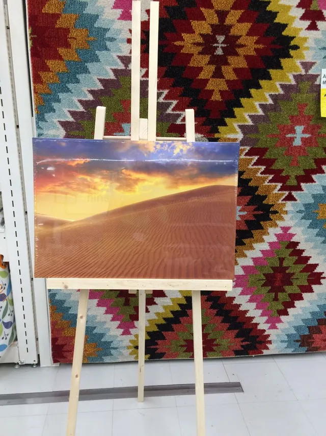 Caballete para pintar cuadros