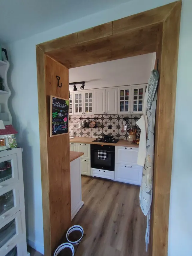 Segunda etapa: Instalación muebles de cocina estilo Farmhouse. 🥰