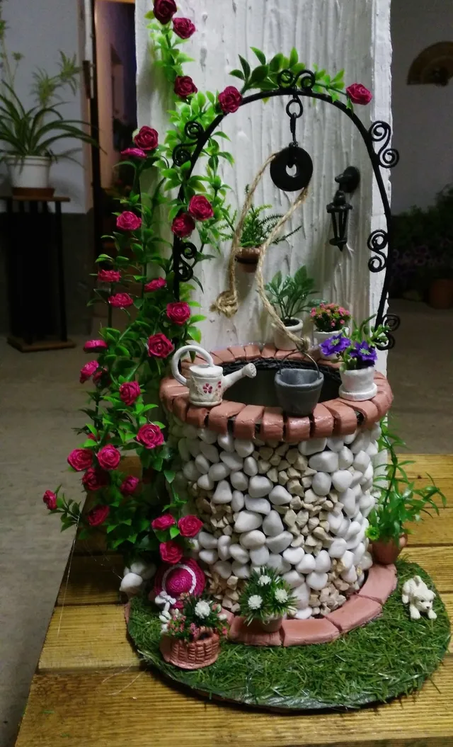 Teja transformada en pozo