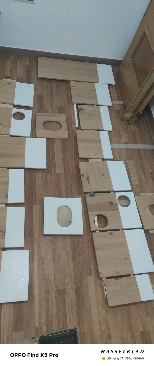 Cambio del color de la rampas diseñadas para mi gato