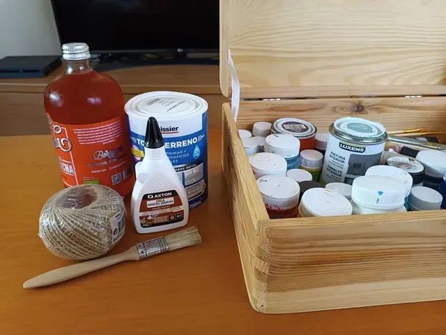 Un Jarrón de vidrio reciclado