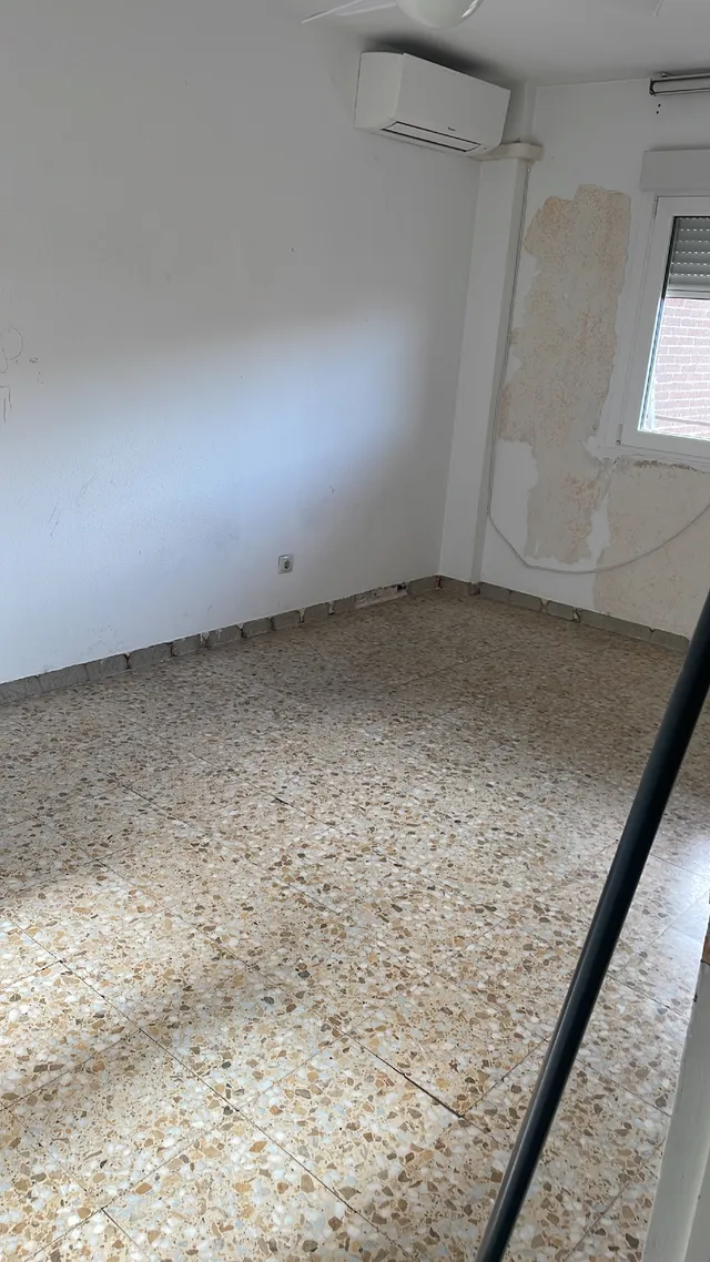 Cambio del suelo en habitación