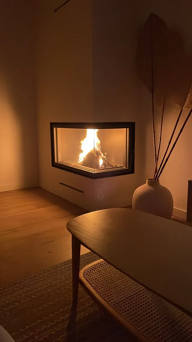 La chimenea "pico esquina"