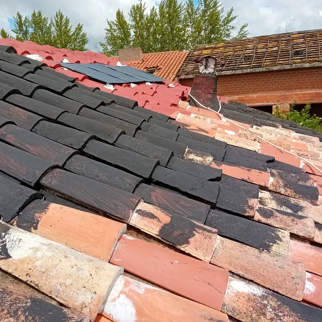 Restaurar tejado y poner placa solar