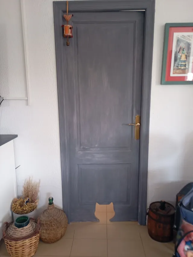 Cambio de color de las puertas efecto tiza