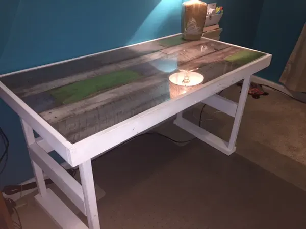 Escritorio DIY con madera de paléts