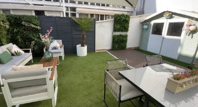 ANTES Y DESPUES, Renovacion de la terraza.