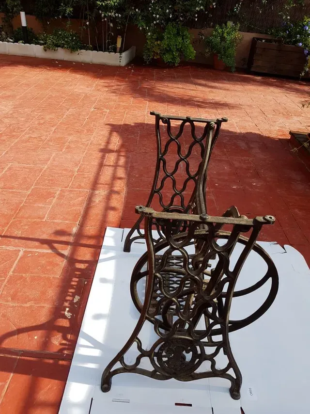 Transformar una máquina de coser en una mesa