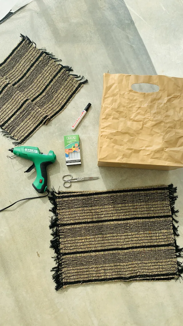 Renovar una papelera con fibras naturales