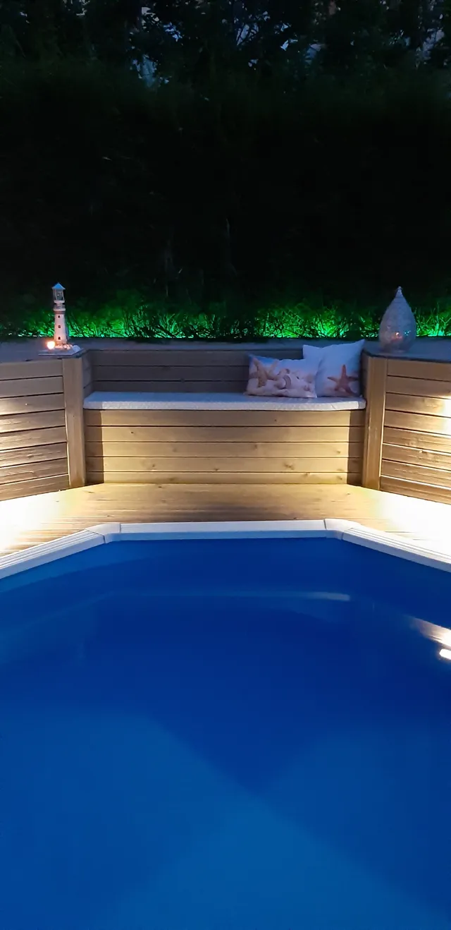 Piscina en terreno en cuesta #PremiosClubLeroyMerlin