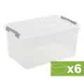 Pack 6 caja spaceo 29x60x40 50l