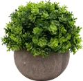 Planta artificial redonda hierba 13 cm en maceta de 9.5 cm