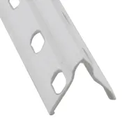 Perfil forma ángulo de acero blanco, alt.2.3 x an.2.3 x l.200 cm