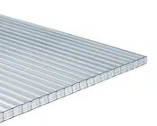 Panel de policarbonato celular liso 16mm de 98x400 cm
