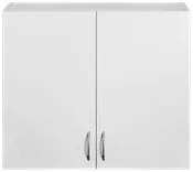 Mueble alto basic blanco 2 puertas fabricado en aglomerado 80 x 70 cm