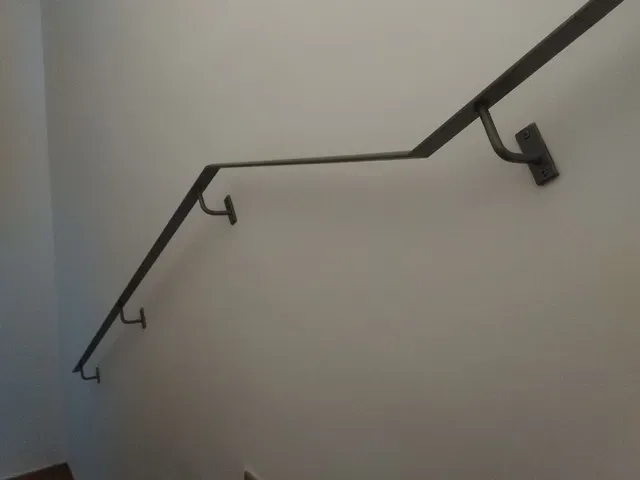 DIY de un Pasamanos de hierro forjado para una escalera